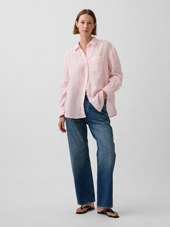 GAP Lanena oversize srajca GAP