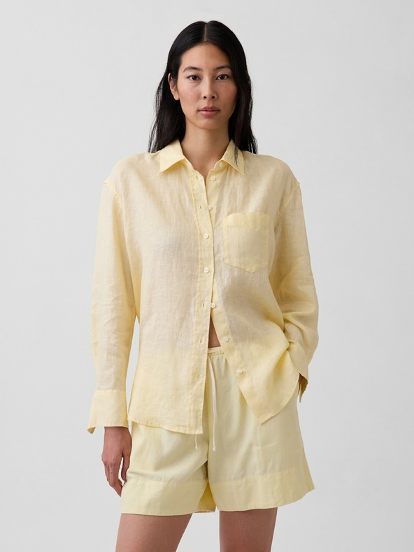 GAP Lanena oversize srajca GAP