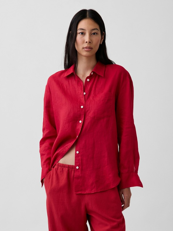 GAP Lanena oversize srajca GAP