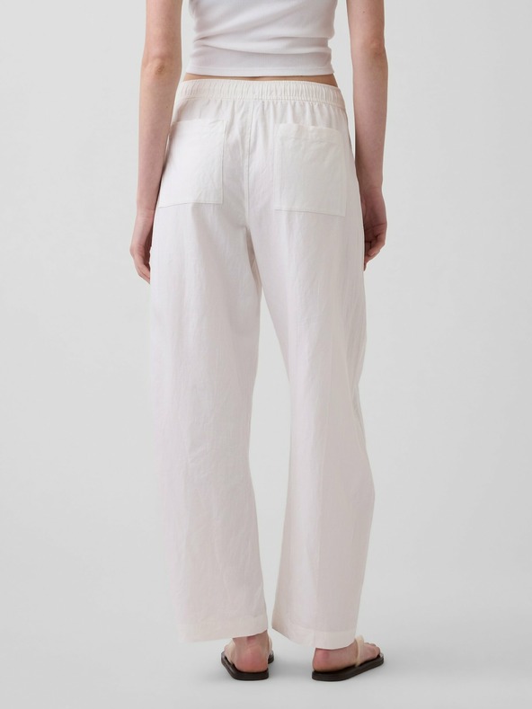 GAP Ľanové nohavice Easy Barrel GAP