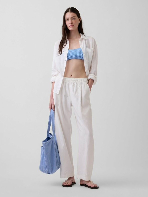 GAP Ľanové nohavice Easy Barrel GAP