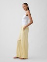 GAP Lanene hlače Wide-Leg GAP