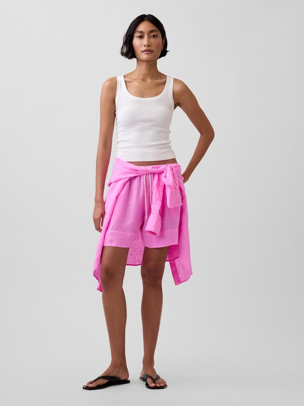 GAP Lanene kratke hlače GAP