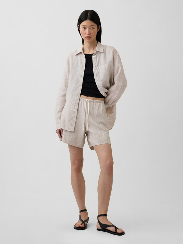 GAP Lanene kratke hlače GAP