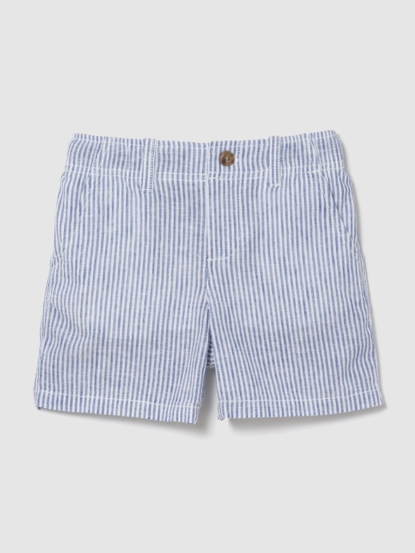 GAP Otroške lanene kratke hlače GAP