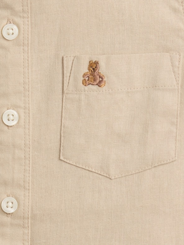 GAP Otroška platnena majica Gap