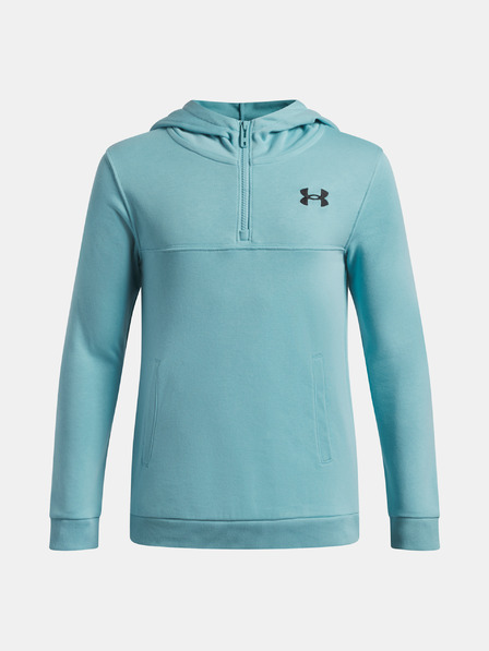Under Armour Deški pulover  Under Armour UA RIVAL LW 1/4 ZIP HOODIE
