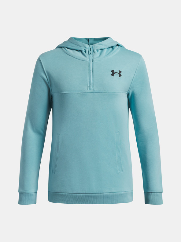 Under Armour Deški pulover  Under Armour UA RIVAL LW 1/4 ZIP HOODIE