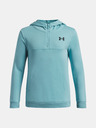Under Armour Deški pulover  Under Armour UA RIVAL LW 1/4 ZIP HOODIE