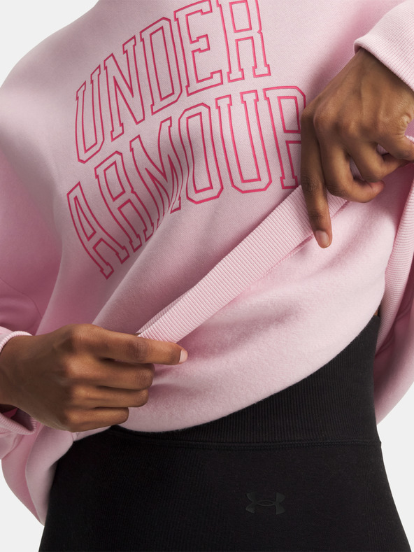 Under Armour Ženski pulover Under Armour Rival Flc OS Varsity Crew