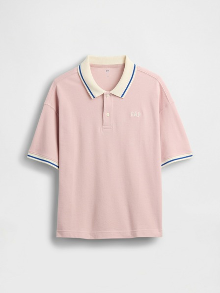 GAP Otroška oversize polo majica z logotipom GAP