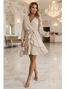 numoco Senzualne mini obleke s prekríženim izrezom - bežne