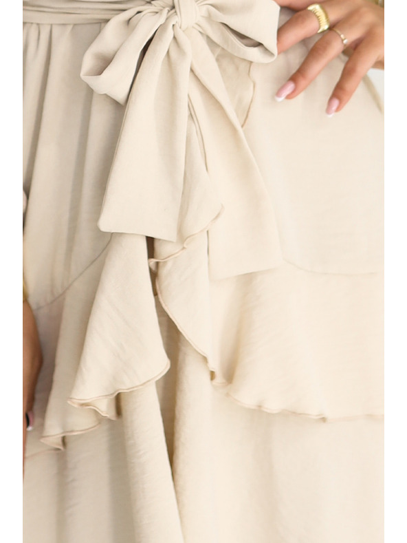 numoco Senzualne mini obleke s prekríženim izrezom - bežne