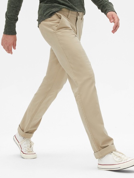 GAP Khaki hlače straight GapFlex GAP