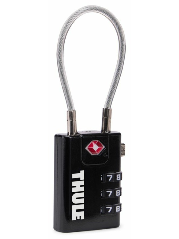 Thule Thule TSA ključavnica s jeklenim lomljenjem TSAL101 - črna
