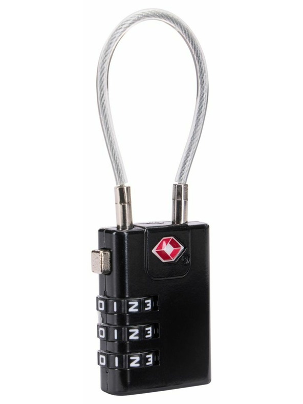 Thule Thule TSA ključavnica s jeklenim lomljenjem TSAL101 - črna