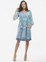Orientique Modra ženska patternirana obleka
