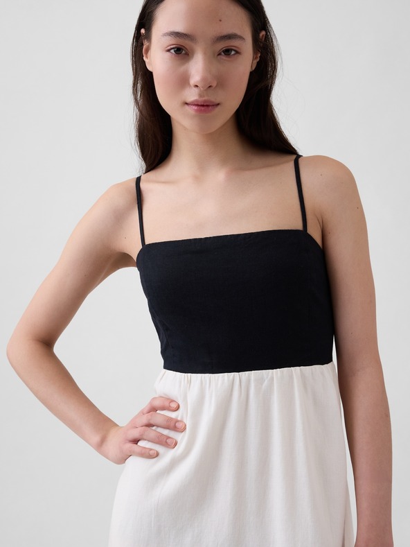 GAP Lanena maksi obleka GAP