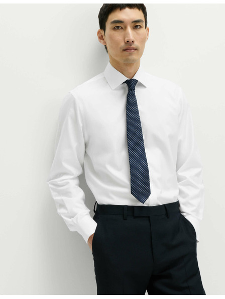 Marks & Spencer Srajca iz bombaže klasičnega kroja z nezmečkljivo obdelavo Marks & Spencer bela