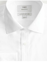 Marks & Spencer Srajca iz bombaže klasičnega kroja z nezmečkljivo obdelavo Marks & Spencer bela