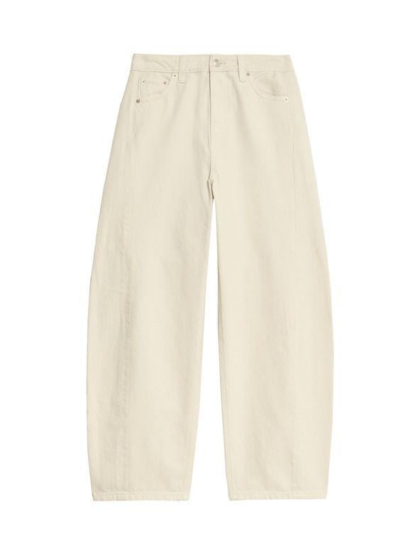 Marks & Spencer Ravni džins s srednjevisokim sedežem Marks & Spencer smetana