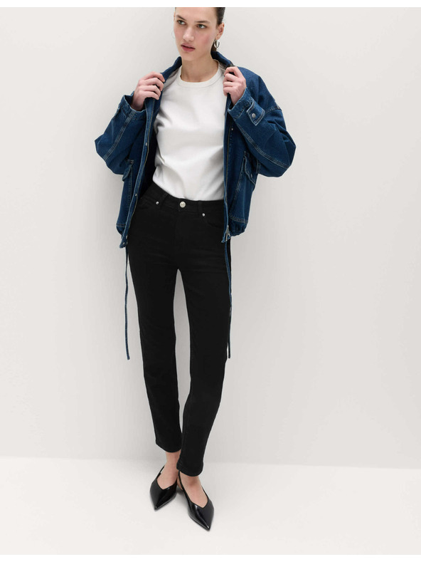 Marks & Spencer Sienna stretch straight leg jeans Marks & Spencer črne