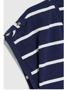 Moodo Bluza s črtami temno modra Moodo