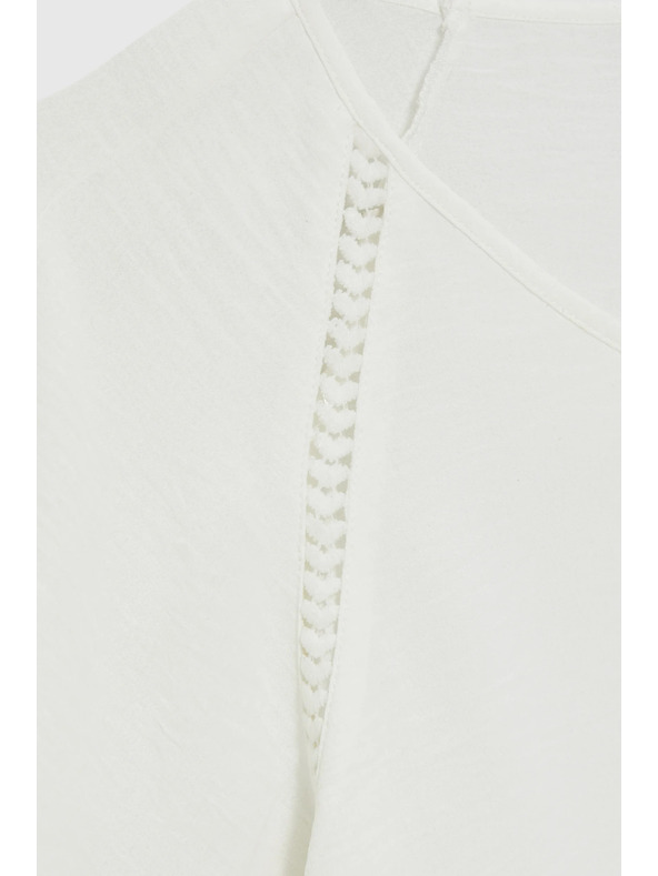 Moodo Srajca s širokimi rokavi bela Moodo