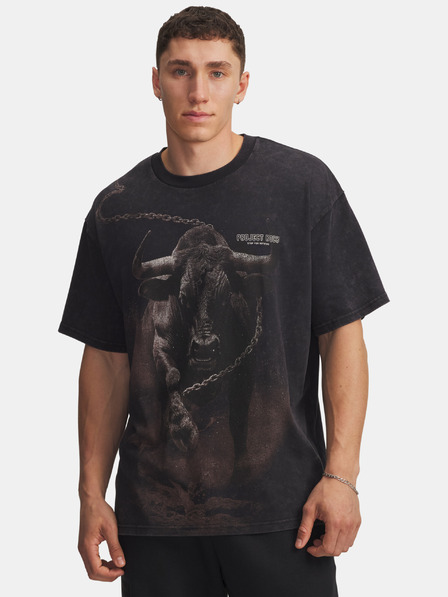 Under Armour Moška majica Under Armour Pjt Rck Washed HWT-BLK