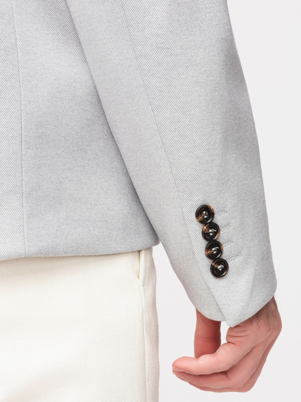 Ombre Clothing Ombre Clothing moška rjava jakna s stoječim ovratnikom