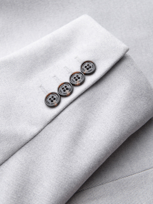 Ombre Clothing Ombre Clothing moška rjava jakna s stoječim ovratnikom