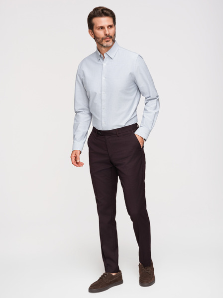 Ombre Clothing Moška srajca oxford Ombre Clothing V1 OM-SHOS-0172