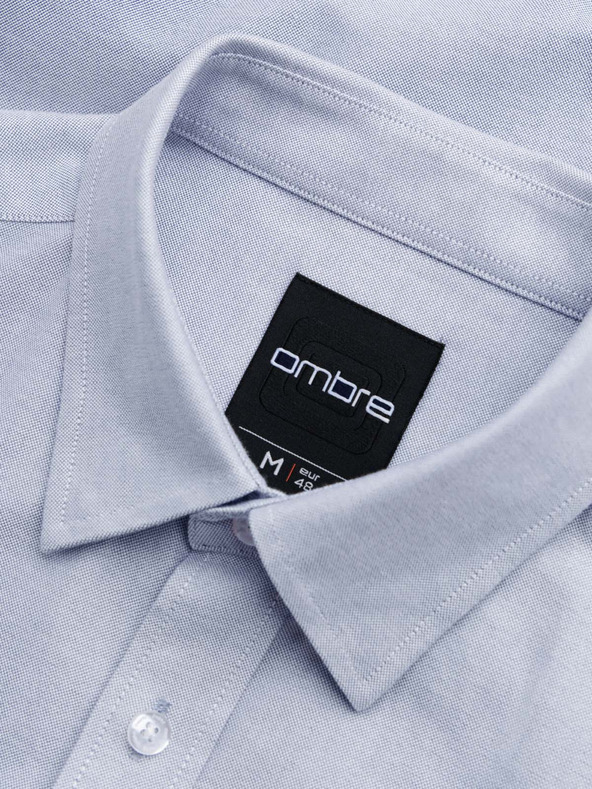 Ombre Clothing Moška srajca oxford Ombre Clothing V1 OM-SHOS-0172
