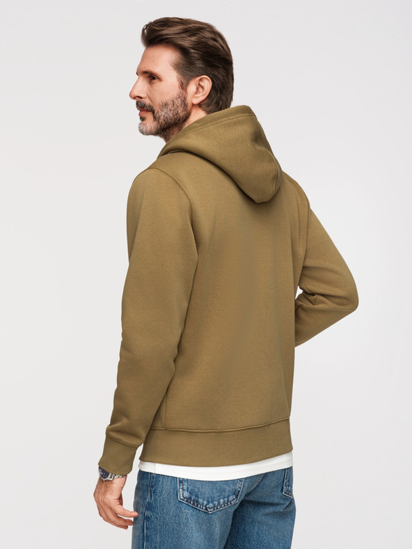 Ombre Clothing Moška bombažna elastična jopa BASIC Ombre Clothing