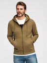 Ombre Clothing Moška bombažna elastična jopa BASIC Ombre Clothing