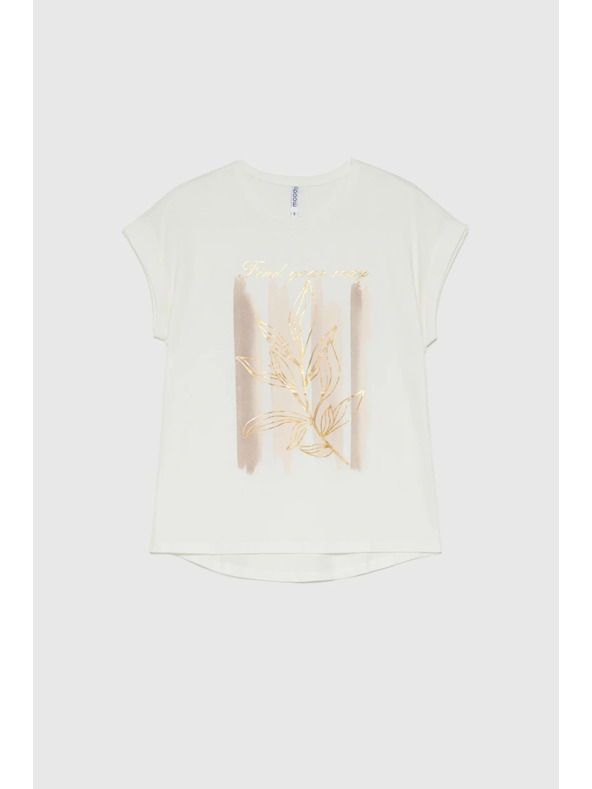 Moodo Bluza s potiskom bela Moodo