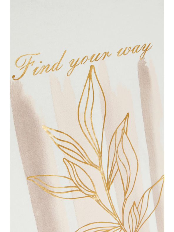 Moodo Bluza s potiskom bela Moodo