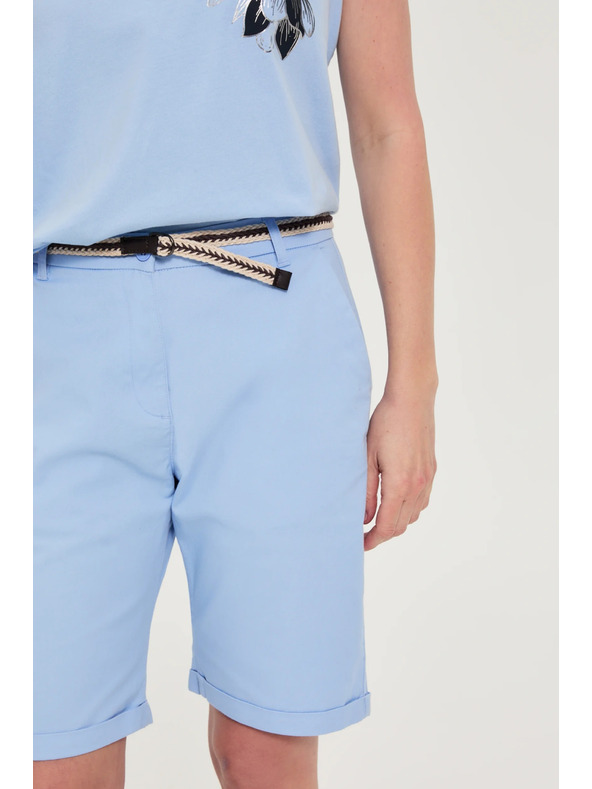 Moodo Bombažne hlače nebesko modre Moodo