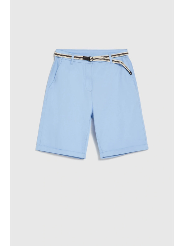 Moodo Bombažne hlače nebesko modre Moodo