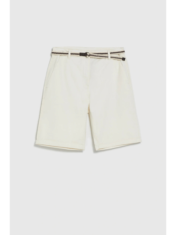 Moodo Bombažne hlače bele Moodo