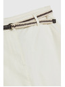 Moodo Bombažne hlače bele Moodo