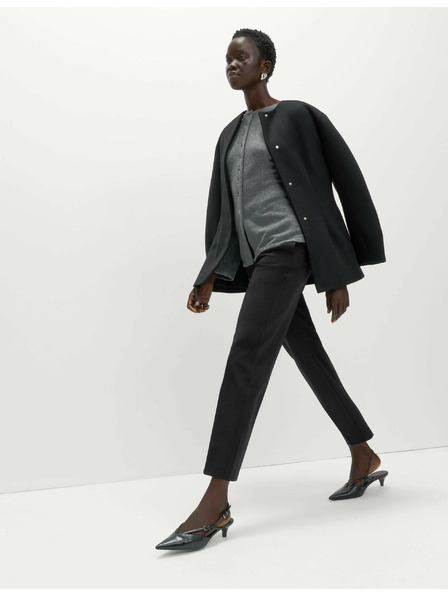 Marks & Spencer Oblekane hlače do gležnja Marks & Spencer črna