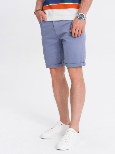 Ombre Clothing Svetlo modre moške kratke hlače Ombre Clothing W303