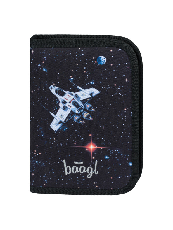 BAAGL  BAAGL SET 5 Zippy Plus Pixel Space: aktovka, penal, vrečka, predpasnik, denarnica