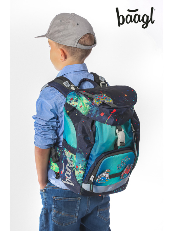BAAGL  BAAGL SET 5 Airy Chill: nahrbtnik, penal, vrečka, predpasnik, denarnica