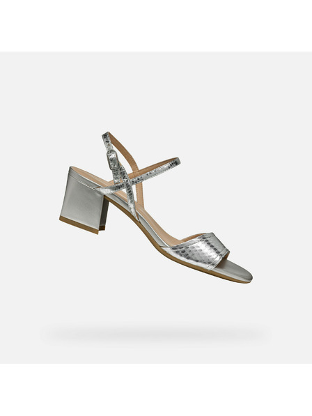 Geox Srebrne ženske sandale Geox New Eraklia 50