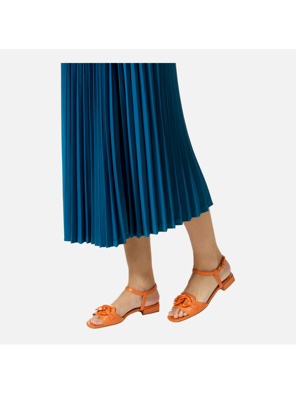 Geox Oranžne ženske sandale Geox New Eraklia 15