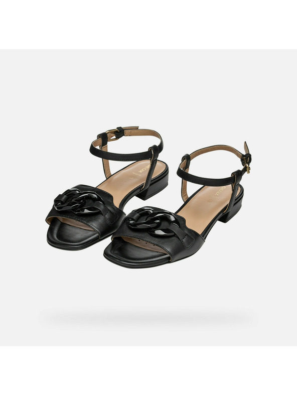 Geox Črni ženski sandali Geox New Eraklia 15
