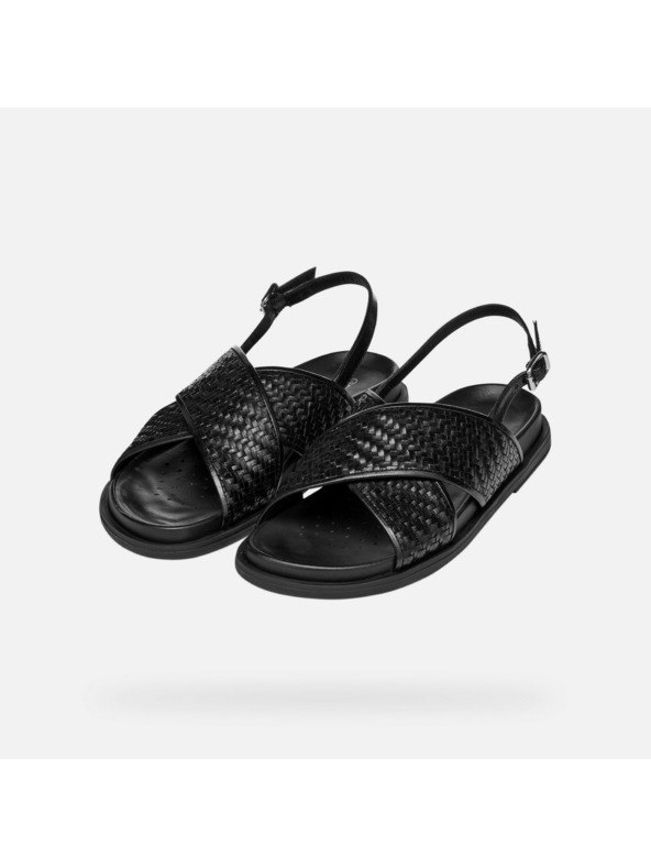 Geox Črne ženske sandali Geox Adelash