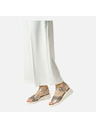Geox Srebrne ženske sandale Geox Meliconia